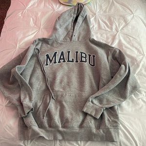Grey and blue malibu sweatshirt